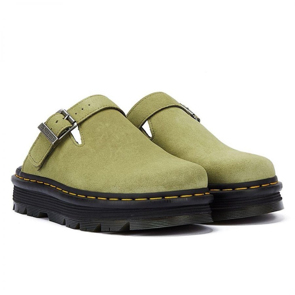 Dr Marten Suede Green Platform Miles
